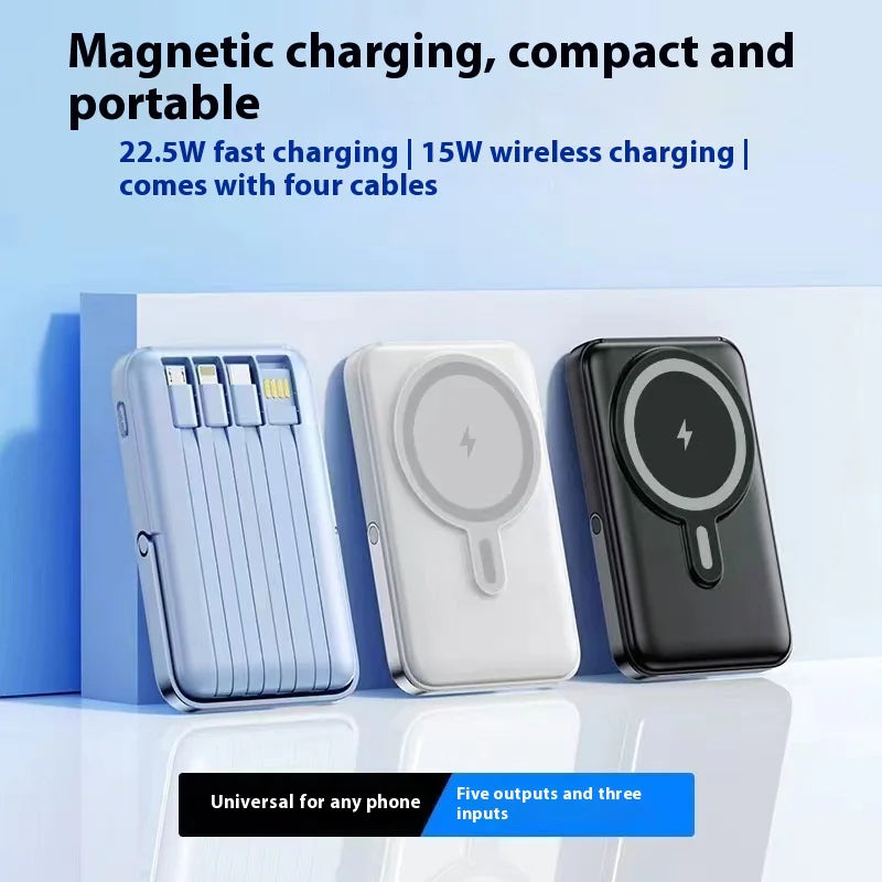 MagCharge Magnetic Wireless Power Bank - 5000mAh / 10,000 mAh / 20,000 mAh