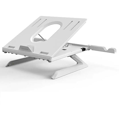 Multi-Functional Adjustable Laptop Stand with Aluminum Base and Phone Holder