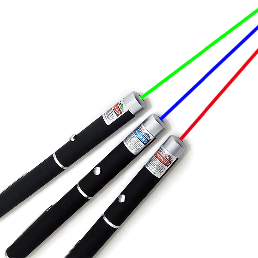 Powerful 5mW Laser Pointer – Green, Blue & Red High-Precision Beam